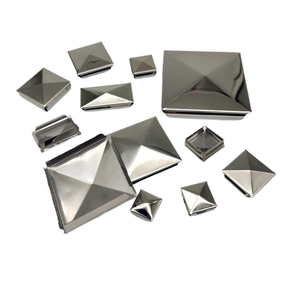 Square Closure Cap Post Cap 1/10pcs 16/20/25/30/36mm Practical Square 40/50/60/80/100mm Garden Fencing Supplies Qme