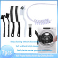 Washing Machine Cleaning Brush,Dryer Vent Cleaner Kit,Crevice Brush for Bathroom, Shower & Kitchen Household Cleaning Tools Qme M-Brush-7