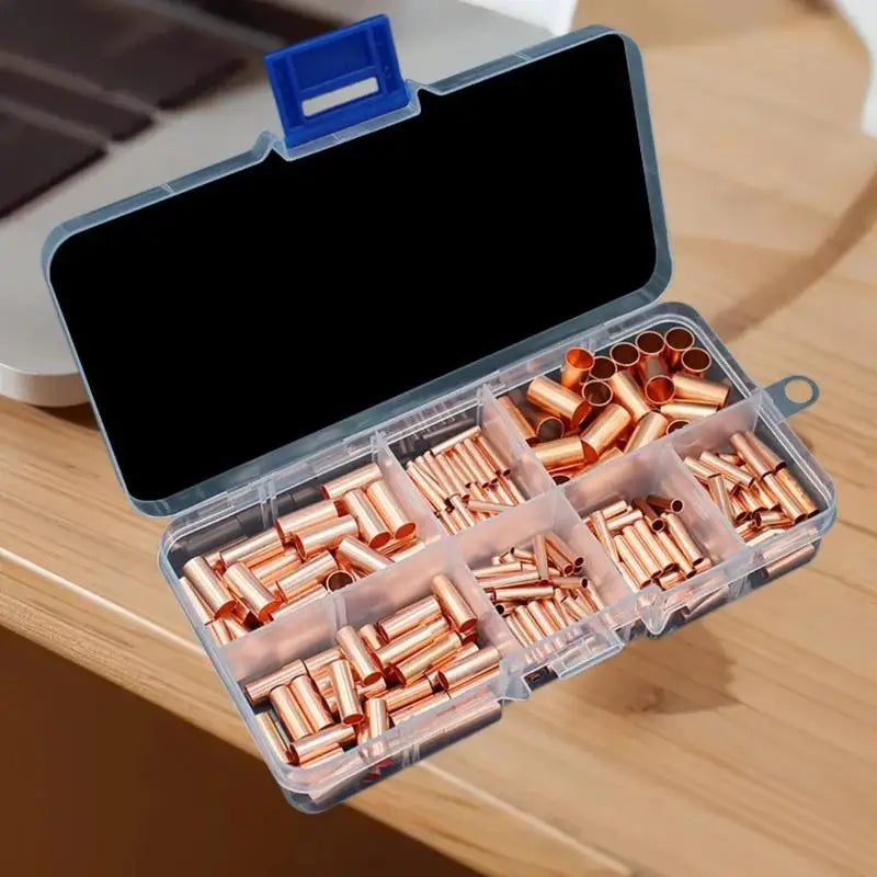 125 250 414 Non Insulated Electrical Butt Terminal Assortment Wire Qme