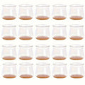 20-Pack Elasticity Wear-resistant Heat-insulating Round Protective Qme Translucent