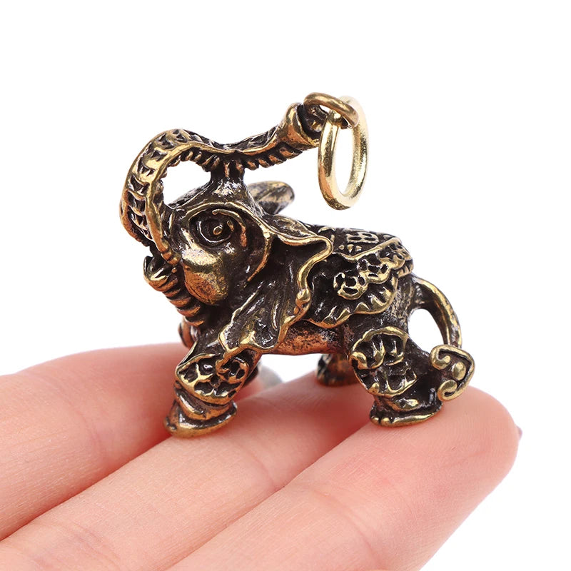 Chinese Wealth Texts Vintage Copper Animal Figurines Ornaments Solid Qme Default Title