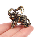 Chinese Wealth Texts Vintage Copper Animal Figurines Ornaments Solid Qme Default Title