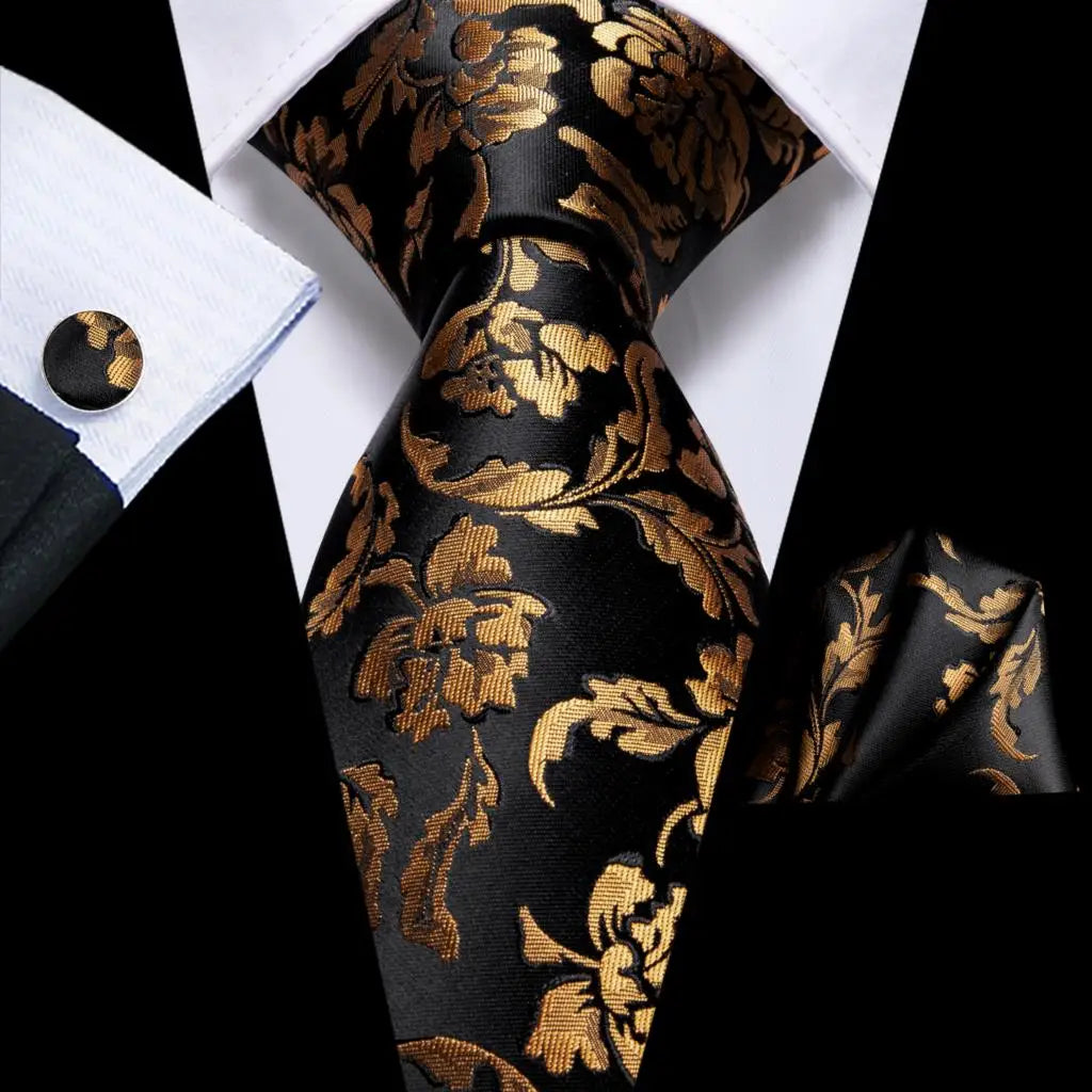 Blue Business Solid Plaid Striped Men's Tie Necktie Ties Men Formal