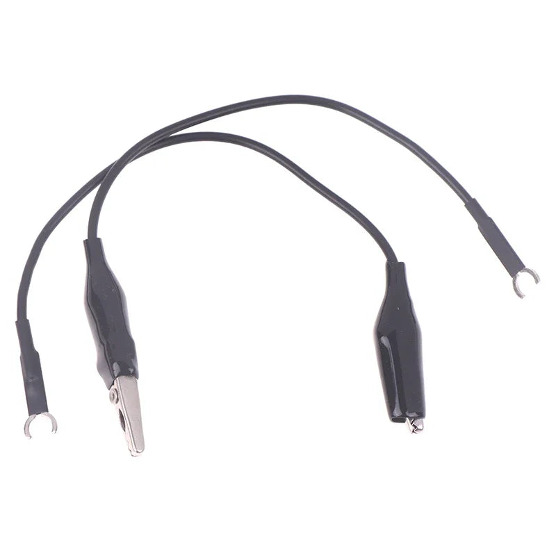 2Pcs Universal Ground Wire Oscilloscope Ground Wire Clip Clectrical Protective Wire Probe Qme
