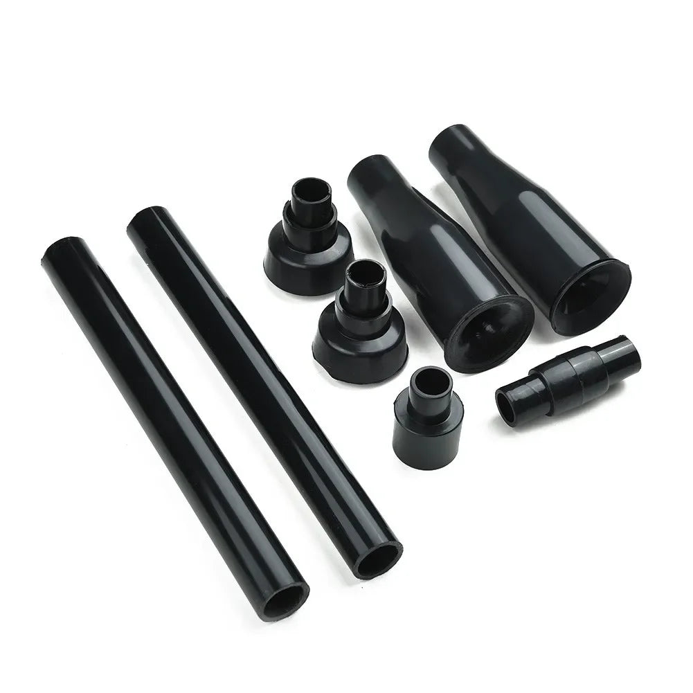 8pcs Fountain Nozzles Head Black Home Multi Functional Garden Water Pumps Plastic Aquariums Fish Tanks Ponds Pools Accessories Qme