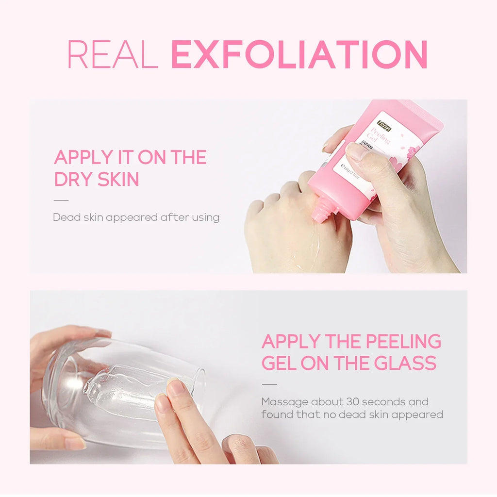 Face Deep Cleaning Exfoliating Gel Skin Care Whitening Moisturizer Repair Facial Scrub Skin Care Qme