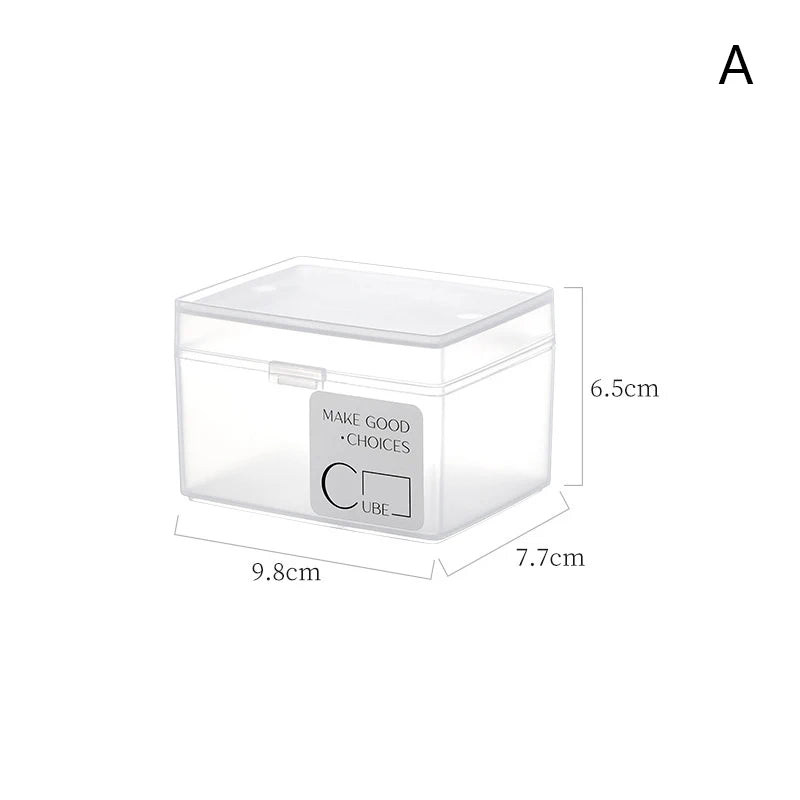 Dustproof Durable Jewelry Storage Case Container Mini Plastic Box Qme A
