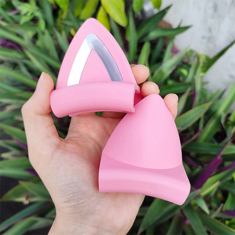 Cat Ear Earphone Gaming Headsets Attachment Stereo Headset Decoration Qme