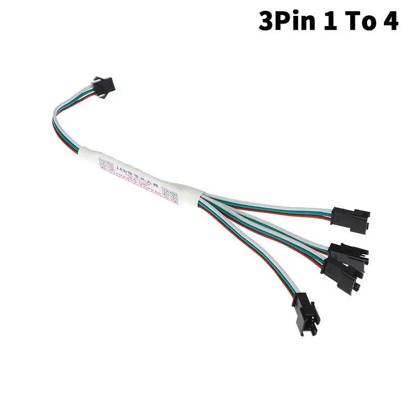 3Pin 4Pin LED Signal Amplifier Repeater Controller 1 TO 4/8 Mini TTL Repeater Module RGB Addressable LED Strip WS2812B/SK6812 Qme A1