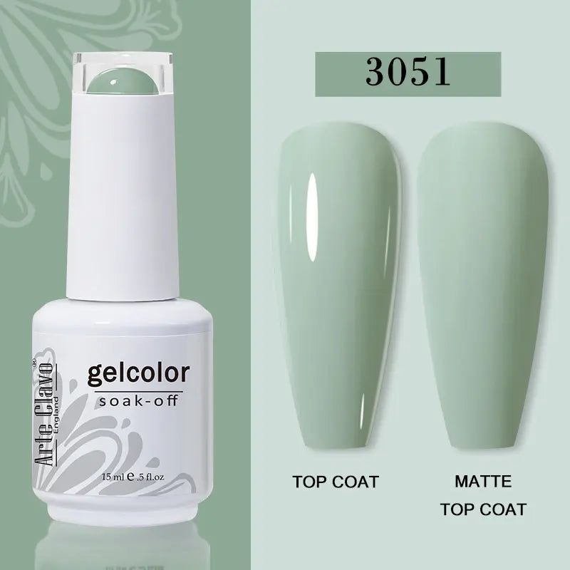 Arte Clavo Transparent Nude Pink Jelly Gel Nail Polish Semi Permanent