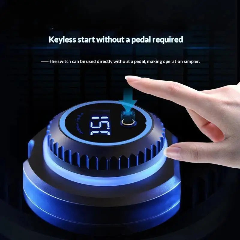 Tattoo Power Supply LED Display Anti-slip Base Dual Output Rotatable Qme
