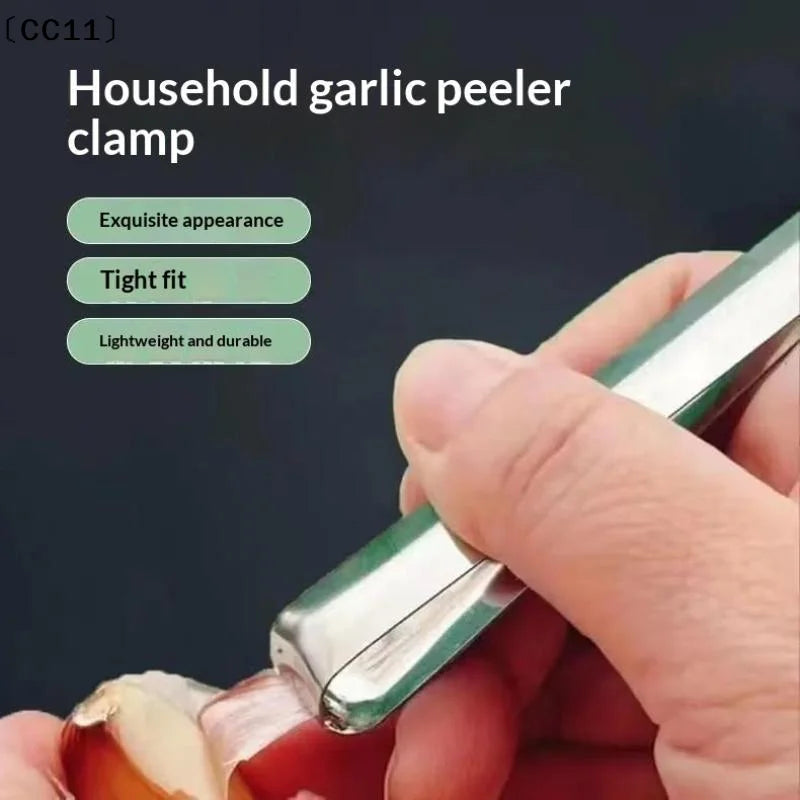 Stainless Steel Garlic Peeler Quick Mess-free Peeling 5 Portable Qme