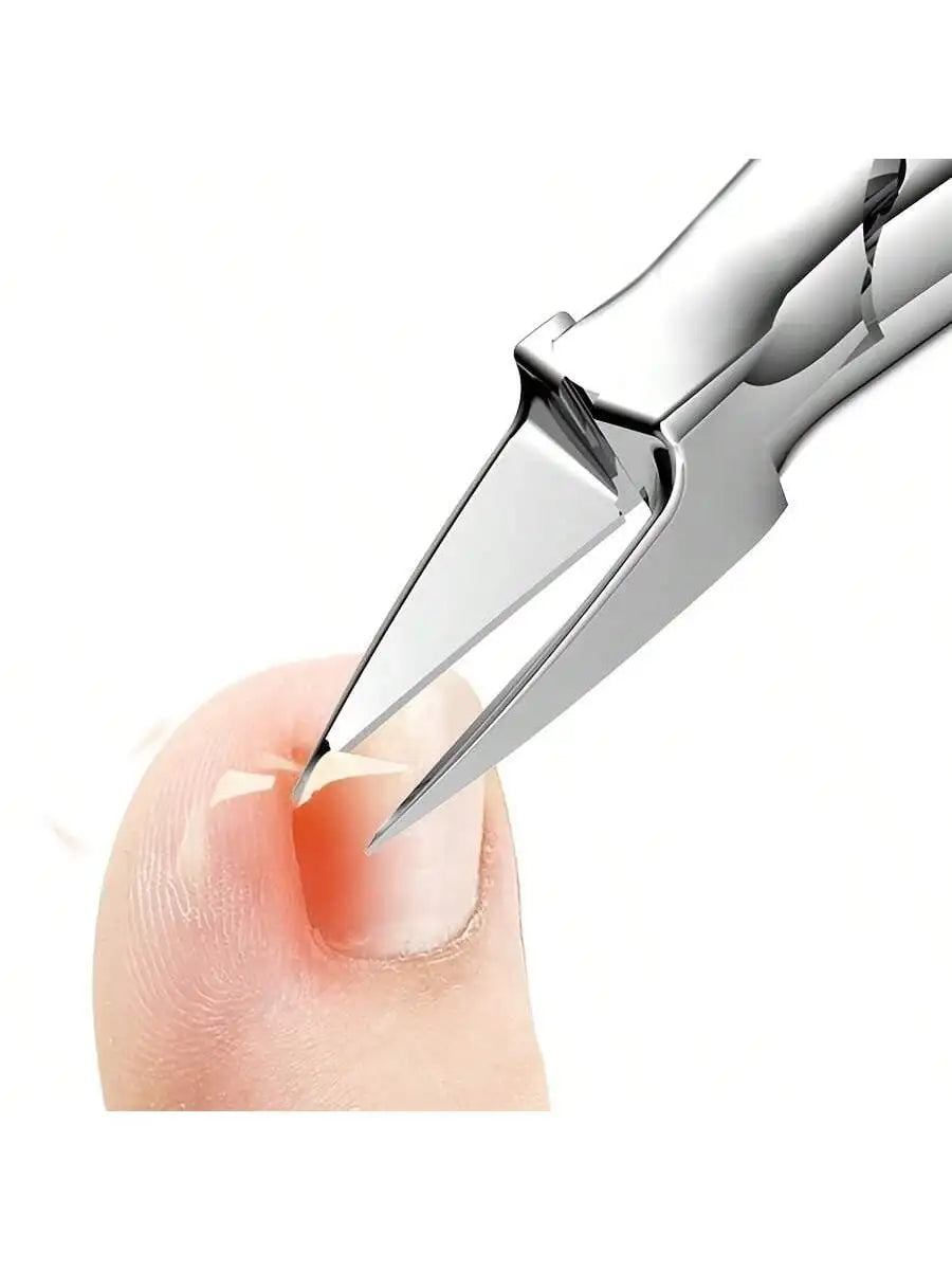 Nail Cuticle Nipper Manicure Scissors Stainless Steel Tweezer Clipper Qme