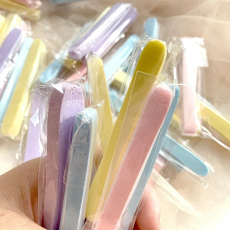 12/50PC Compressed Face Wash Wash Face Sponge Clean Face Disposable Powder Puff Face Cleansing Cotton Pad Cleansing Beauty Strip Qme
