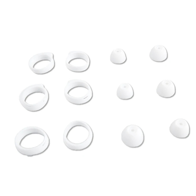 Earphone Silicone Case R170 Galaxy Buds+ Ear Pads Caps Eartips Qme White