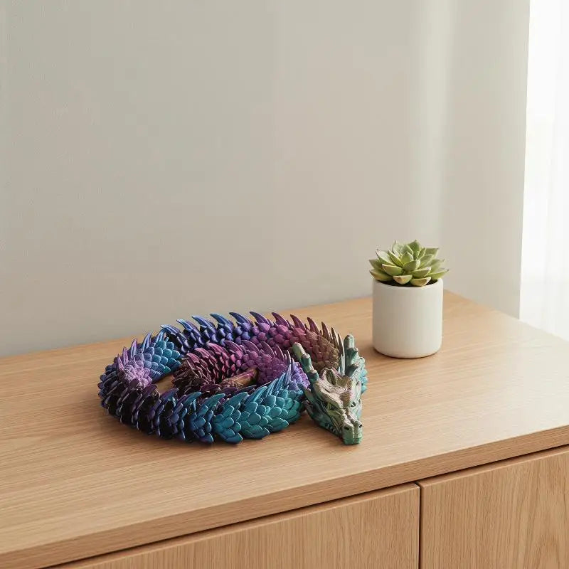 3D Printed Dragon Egg Articulated Model Home Decor Items Room Qme