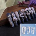3D Snake Girl Nail Art Silicone Mold DIY Carving Decoration Tool Qme Default Title
