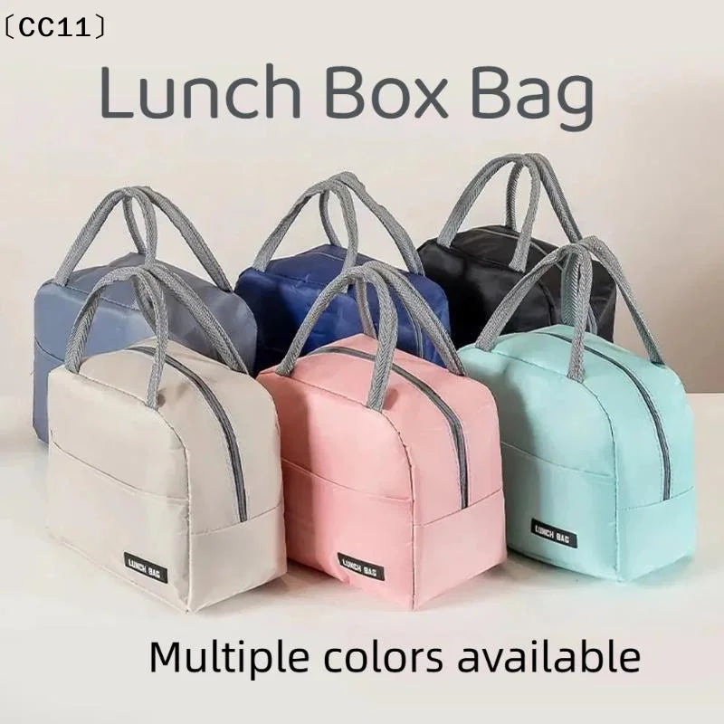 Portable Lunch Box Bag Solid Thickened Thermal Insulation Suitable Qme