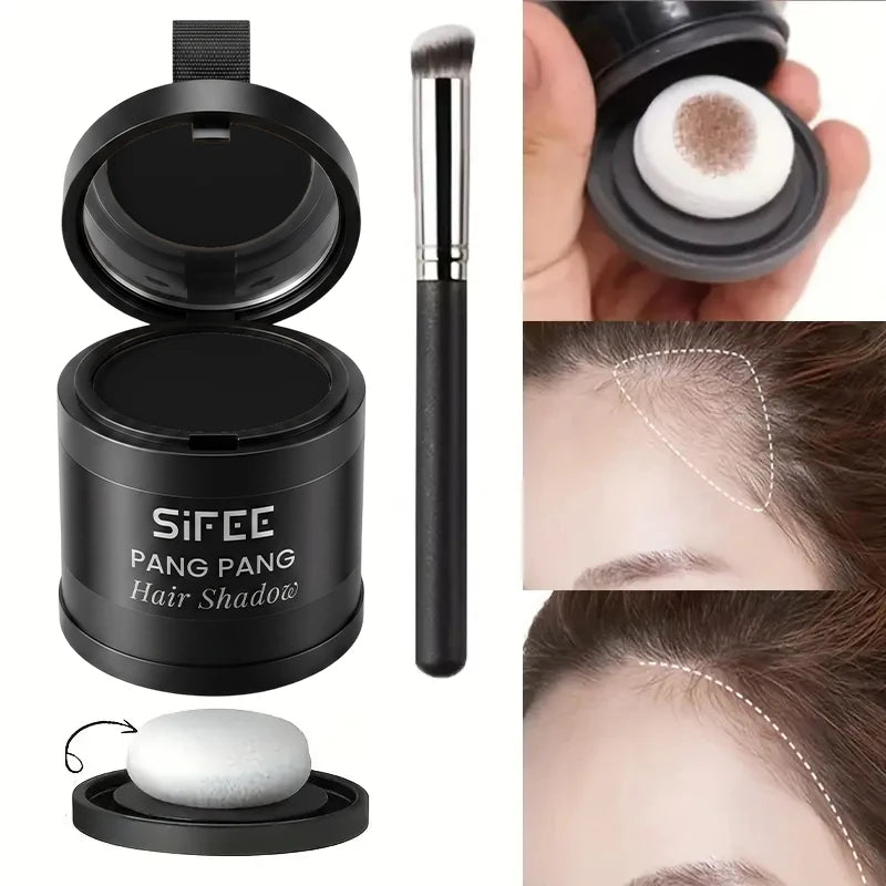 Instant Hairline Concealer Powder Applicator Brush Waterproof Hair Qme