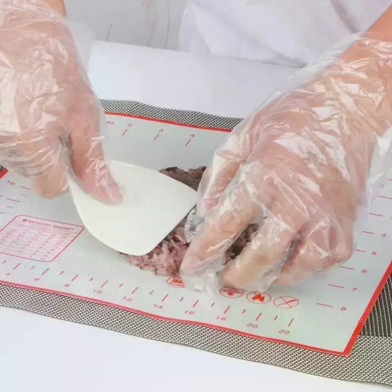 Silicone Baking Mat Pastry Rolling Kneading Pad Kitchen Crepes Pizza Dough Non-Stick Pan Pastry Mat Qme