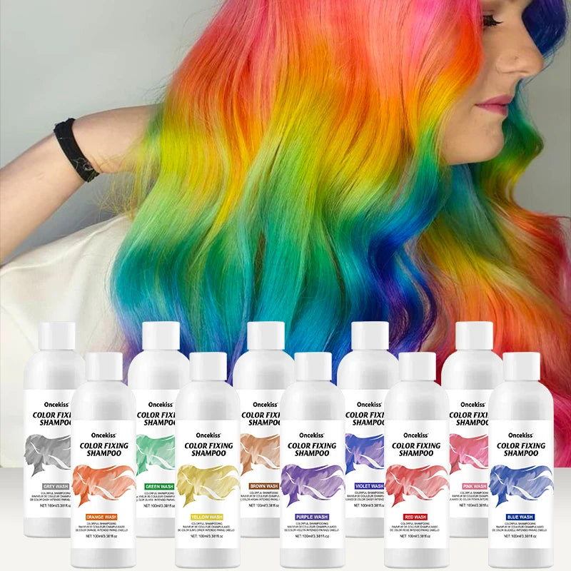 Semi-permanent Hair Coloring Shampoo Invisible Protects Fixes Qme