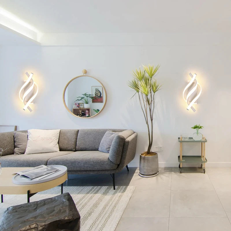 Household LED Chandelier Three Colors Lamp Modern Style Ceiling Lamp Bedroom Light Surface Installation 220v Dining Room Lamp Qme