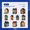 10pcs Fairy Tale Mushroom Town Sticker Pack DIY Decorative Paper Scrapbooking Material handmade Diary Album Junk Journal Supplie Qme F