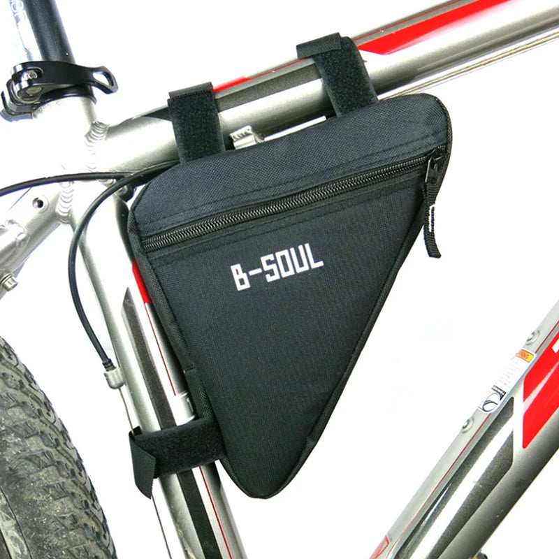 Bike Triangle Tool Bag Upper Pipe Crossbeam Bicycle Front Frame Qme