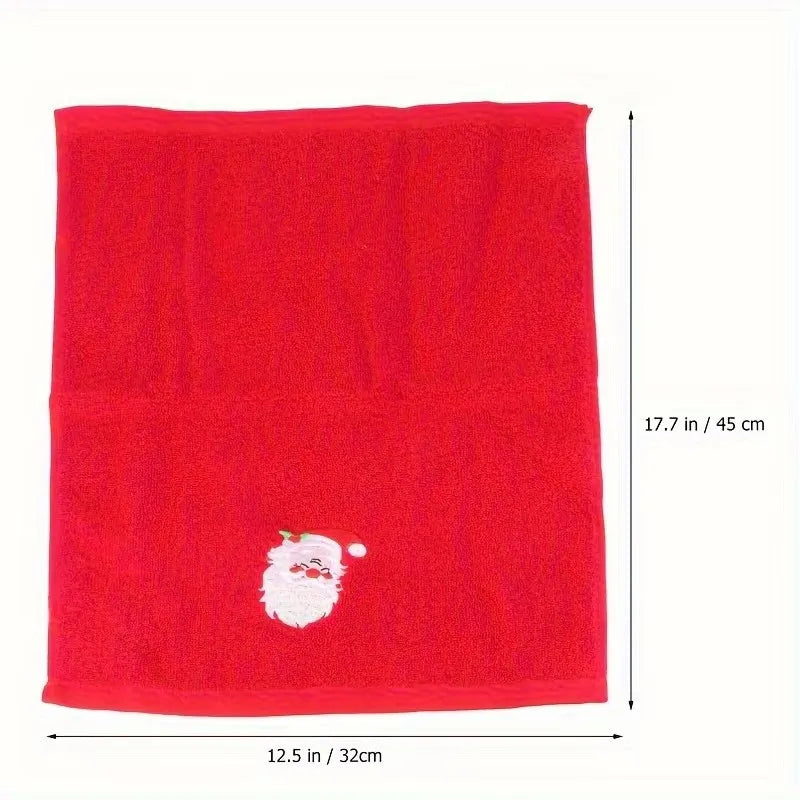 3pcsChristmas towels and bath towels, Christmas red towel and bath towel set, Merry Christmas bathroom supplies, Christmas gifts Qme