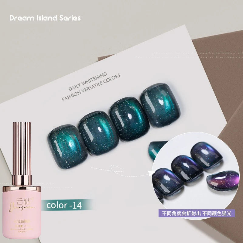 36 Colors Cat Eye Gel Polish Magnetic Soak Off UV LED Nail Fine Nano