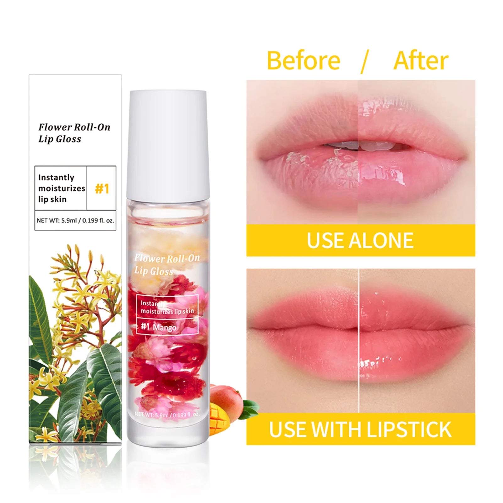 Plumping Lip Oil Moisturizing Instant Volume Essence Reduce Fine Line Qme