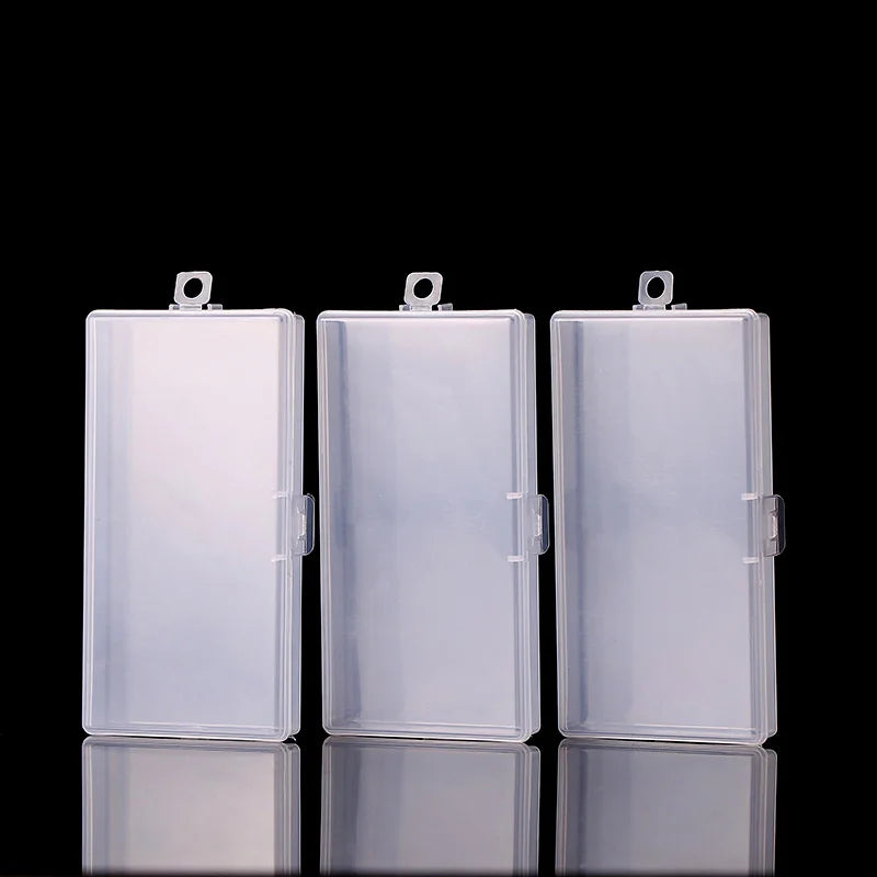 Collection Boxes Holder Transparent Plastic Case Storage Box Paper Qme