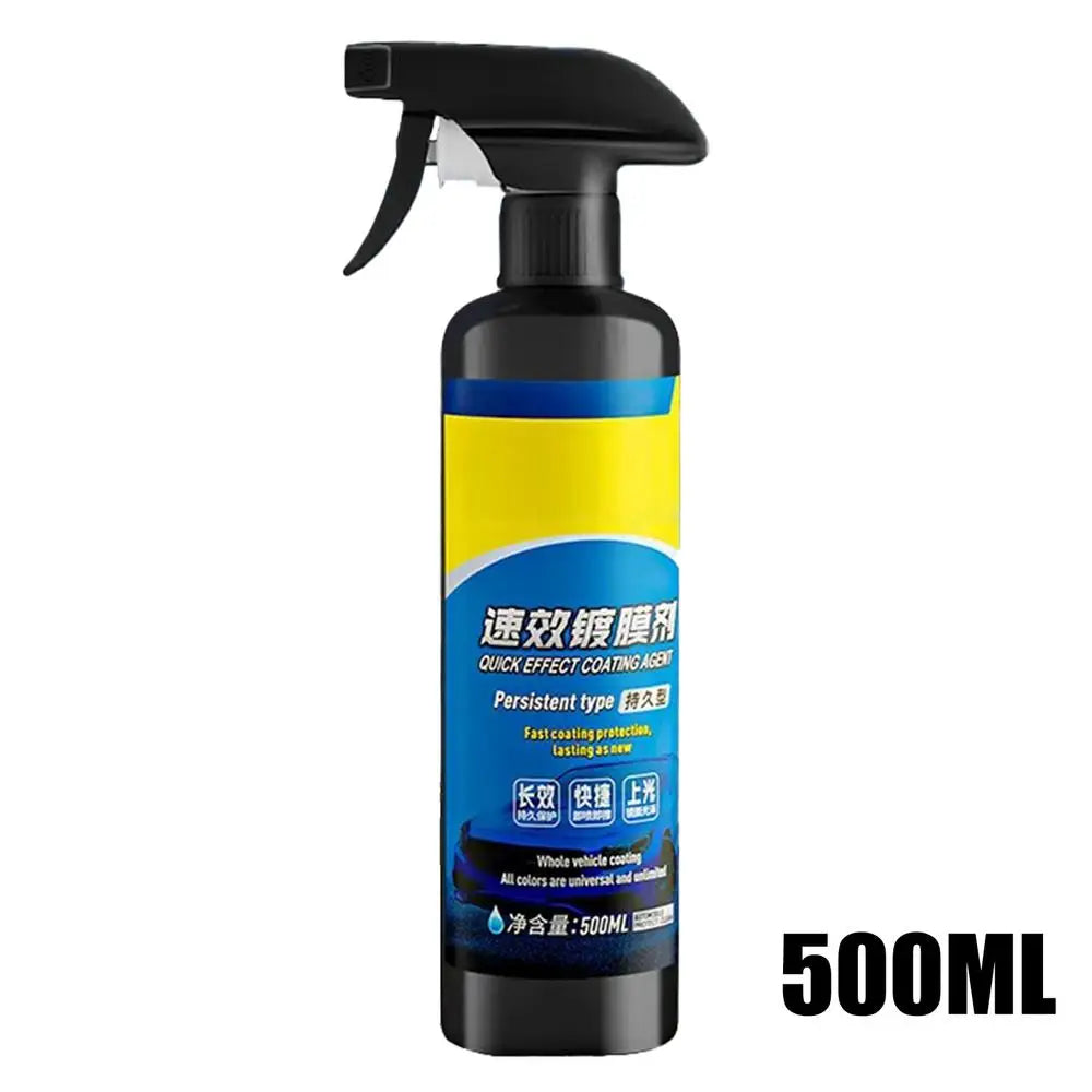 Coating Spray Car Scratch Wax Coating Spray 500ml Scratch Wax Polishs Waterless Wash Oil Film Glass Cleaner Paint Sealant Gloss Qme 500ml