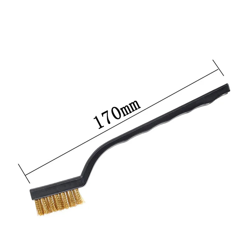 Wire Brass Brush Mini Brushes Micro Steel Rust Remover Paint Remove Qme