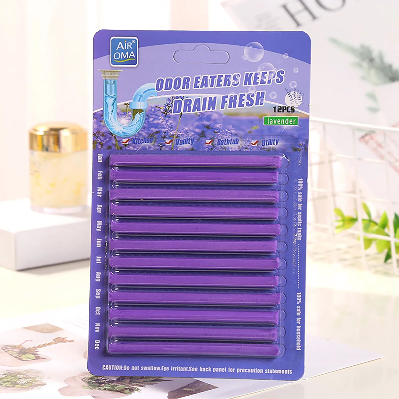 Pipe Cleaning Sticks Disposable Oil Decontamination Kitchen Toilet Bathtub Drains Cleaner Hair Dredging Bathroom Cleaning Tools Qme
