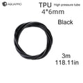 AQUAPRO High Pressure Air Hose CO2 Pipe Carbon Dioxide Tube Aquascape Fish Tank Aquarium Oxygen Pump Hose Accessories Akvarium Qme TPU Black