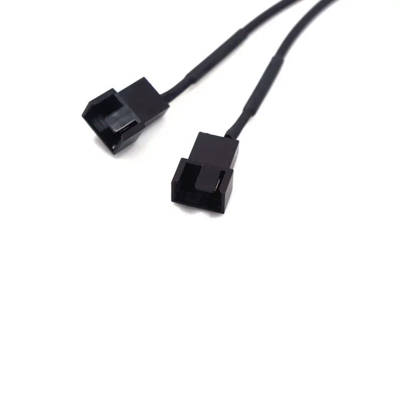 5pcs 12V Power Adapter Adapter Cable DC One Point Two Turn Computer CPU Fan 4Pin Line with Switch Conversion Line Qme