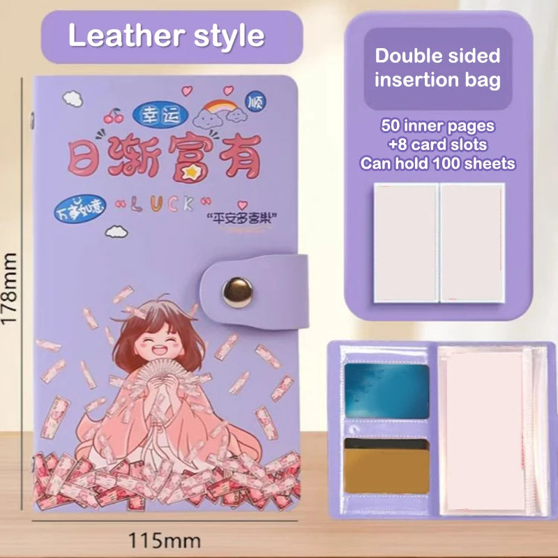 100 Envelopes Money Saving Challenge Get Rich Save Large Capacity Qme A2