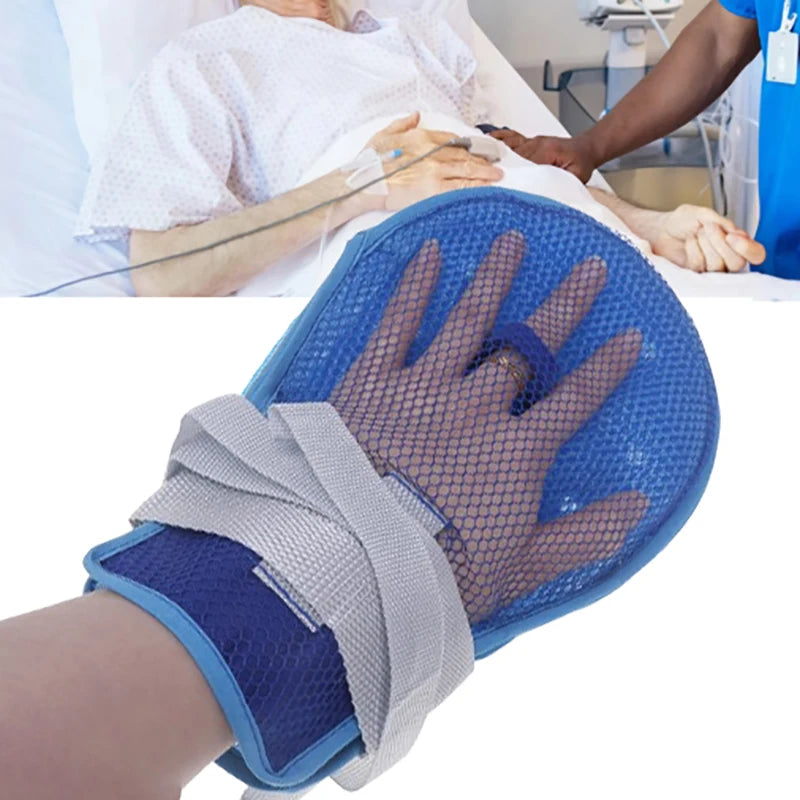 Medical Restraint Glove Detachable Bedridden Patient Anti Fall Hand Qme