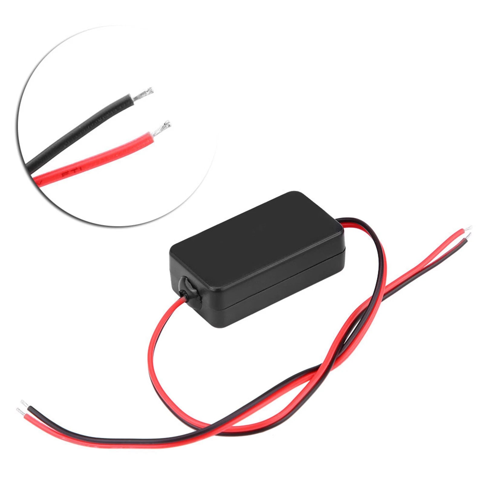 12V Car Rearview Camera Power Relay Capacitor Filter Rectifier Power Filter Rectifier Filter Rectifier Relay Filter Rectifier Qme