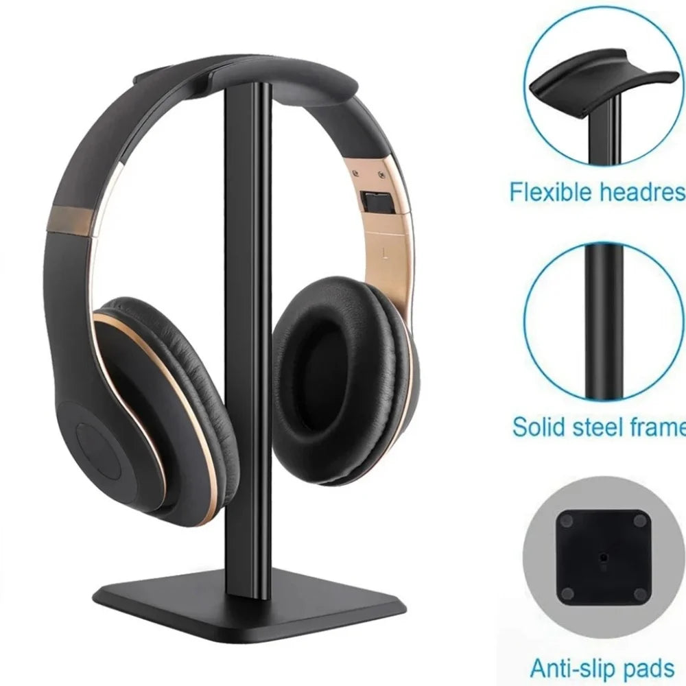 Portable Game Desk Earphones Stand Plastic Headphone Headset Holder Stable Stand For Game Earphone Bracket Headphone Accessories Qme