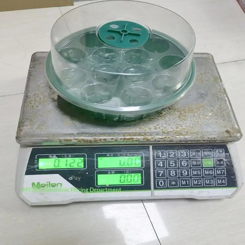 Clear Lid Seedlings DIY Accessories ABS Hydroponic Germination Tray Qme