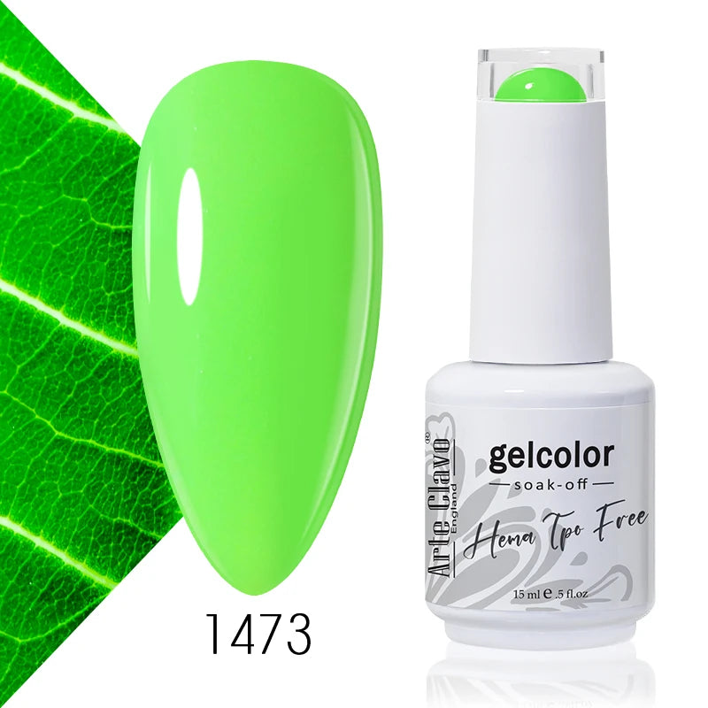 Arte Clavo Colourful Gel Nail Polish Art Varnishes Macaron Semi