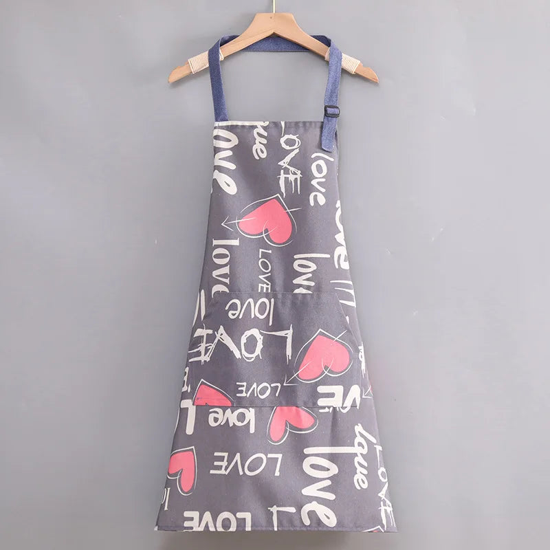 Cartoon Sunflower Apron, Summer Thin, Adjustable Strap Women'S Sleeveless Kitchen Apron Home Kitchen Clean Qme A3 OneSize