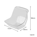Multipurpose Clear Colander Basket Washing Draining Fruits Vegetables Qme F