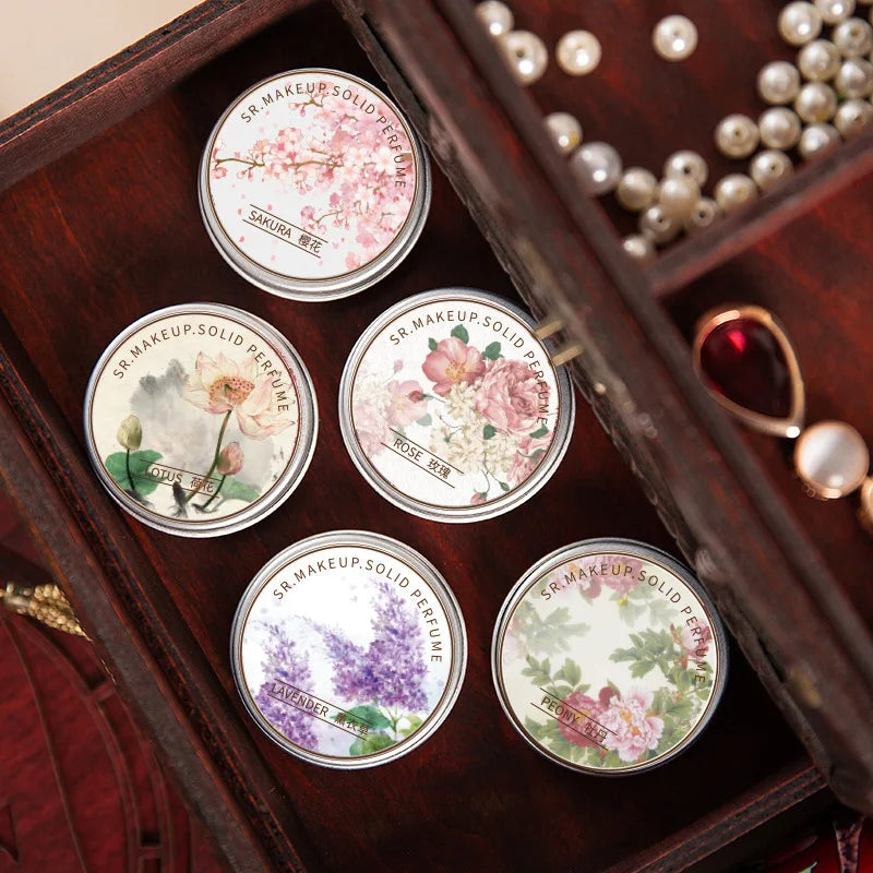 Portable Solid Balm Women Men Refreshing Lasting Fragrance Deodorant Qme