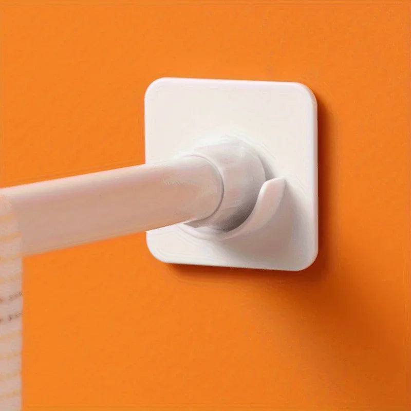 2pcs/set, Punch-free Wall Hook, Door Decoration Key Rack, Punch-free Wall Hook, Adhesive Strong Load-bearing Door Rear Hook Qme