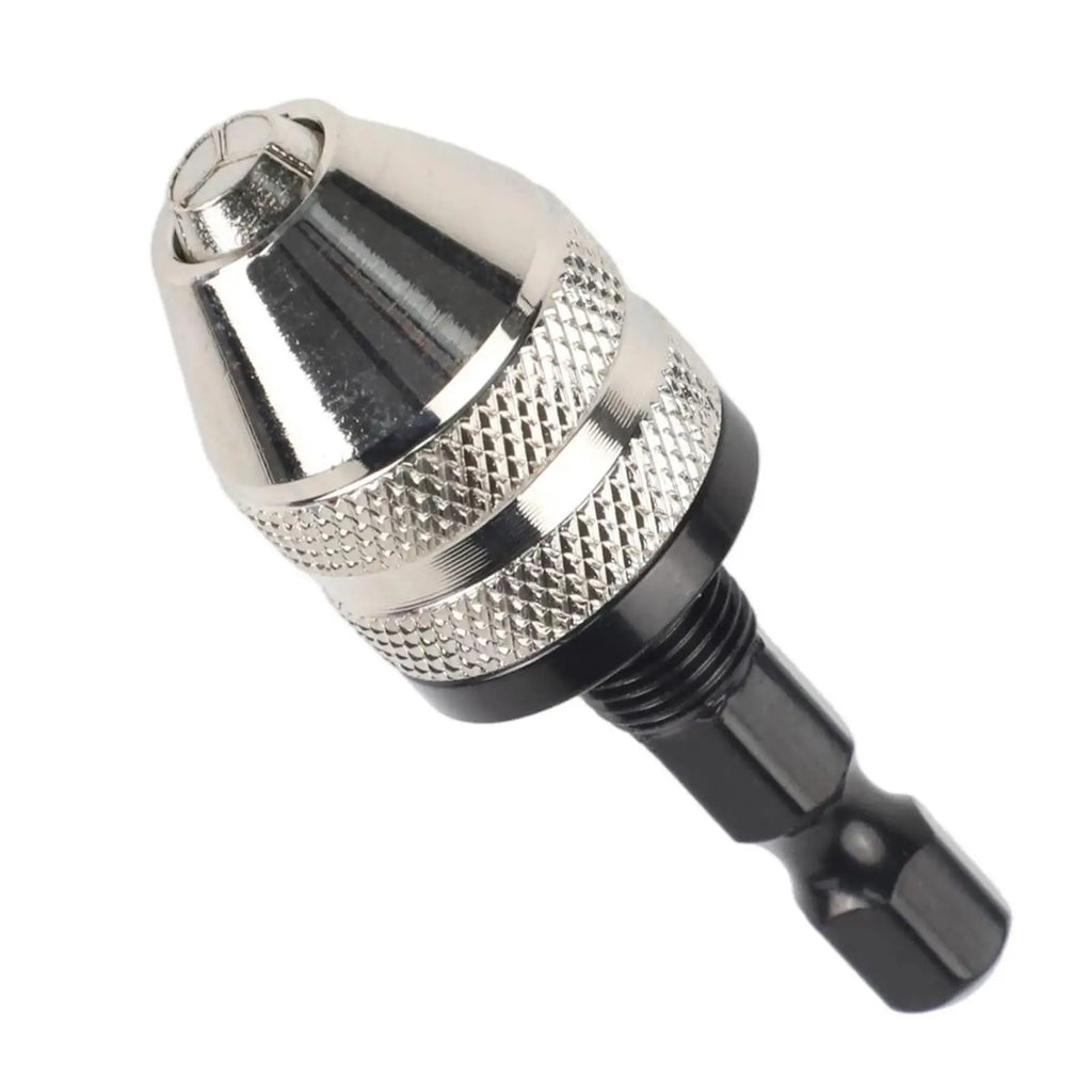 1 Pc 0.3-3.4mm Keyless Drill Chuck Converter Electric Drill Bits Collet Converter 1/4inch Hex Shank Adapter Quick Change Chuck Qme Default Title