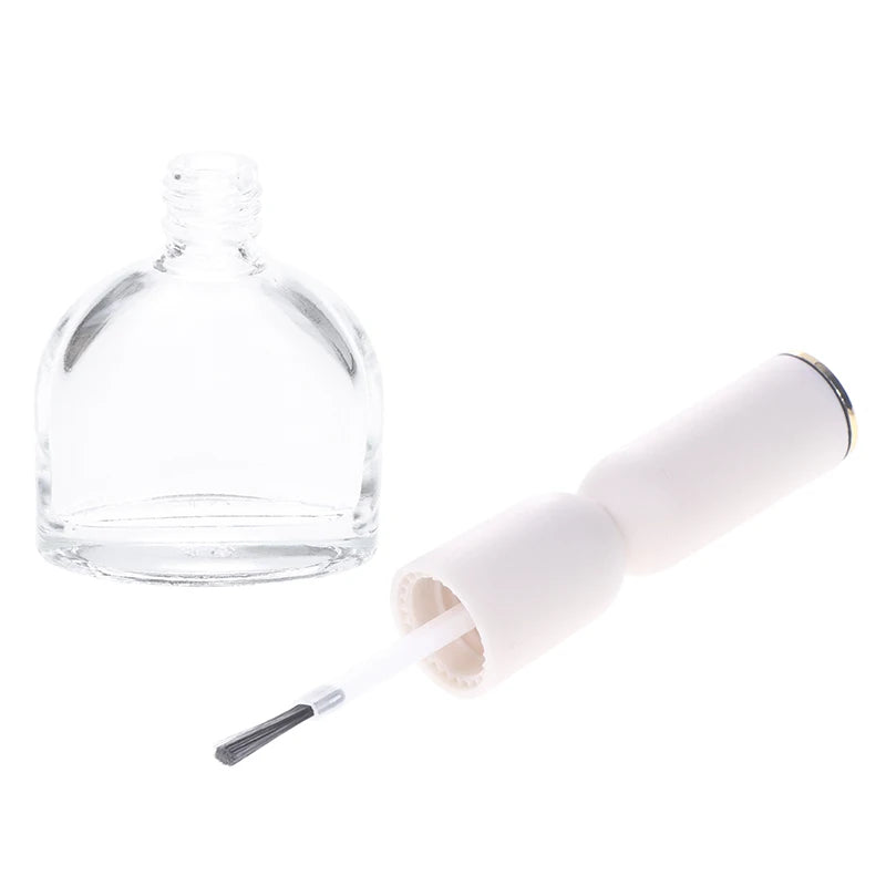 Oil Dispense Mini Nail Polish Glass Bottle Brushesempty Gel Packaging Qme