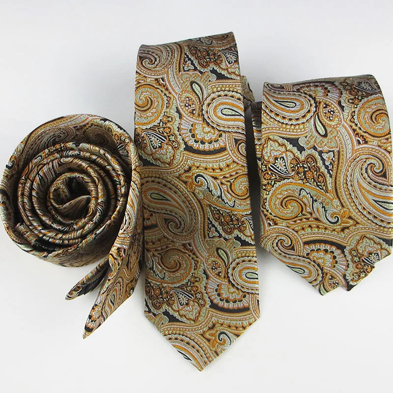 Men Silk Tie Business Classical Uniformal Party Suit Shirt Qme